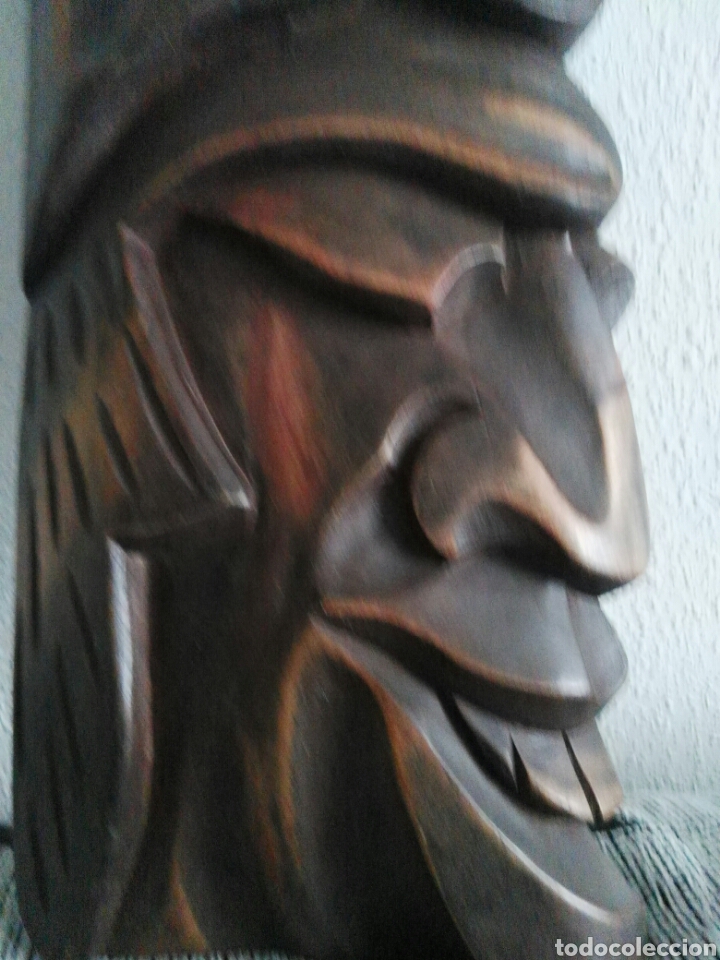 Artesan&iacute;a: M&aacute;scara &Aacute;fricana en Madera. - Foto 2