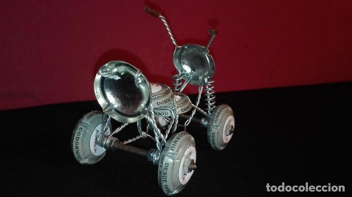 Artesan&iacute;a: MOTO CON CHAPAS DE CAVA - Foto 5
