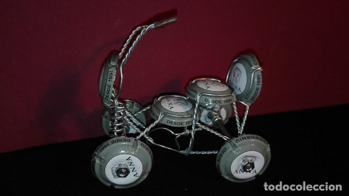 Artesan&iacute;a: MOTO CON CHAPAS DE CAVA - Foto 7