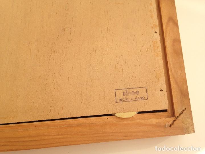 Artesan&iacute;a: Cuadro en madera hecho a mano, representacion boda - Foto 2