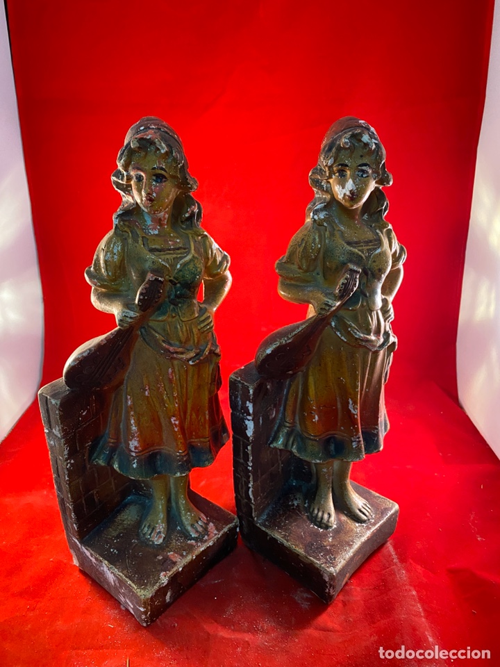 Artesan&iacute;a: Sujeta libros figuras campesinas - Foto 1