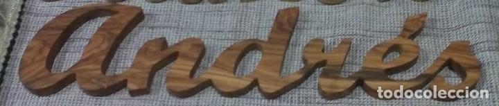 Artesan&iacute;a: Nombre calado de madera - Foto 1