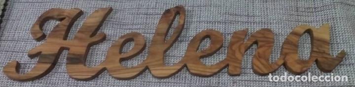 Artesan&iacute;a: Nombre calado de madera - Foto 1