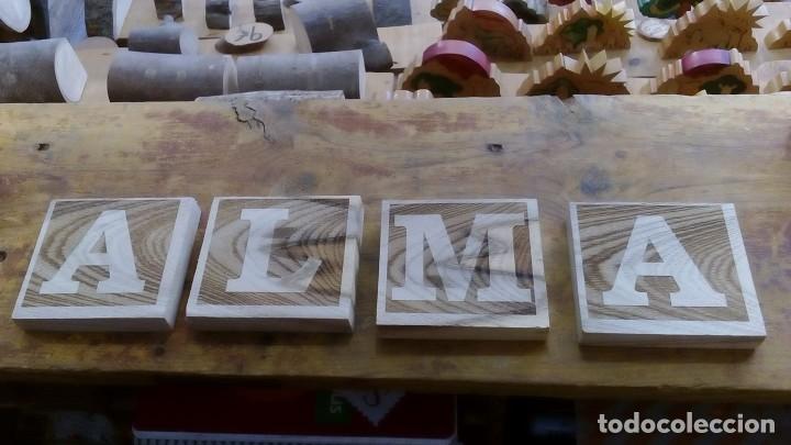 Artesan&iacute;a: Letras pirograbadas - Foto 1