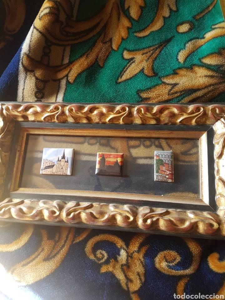 Artesan&iacute;a: BONITO CUADRO DE CERAMICAS ESMALTADAS DE SEGOVIA - Foto 1