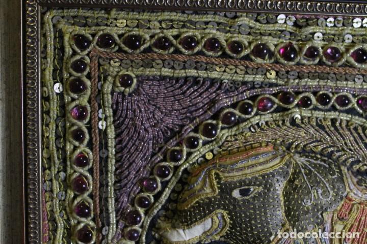 Artesan&iacute;a: CUADRO INDIO BORDADO, ELEFANTE - Foto 3