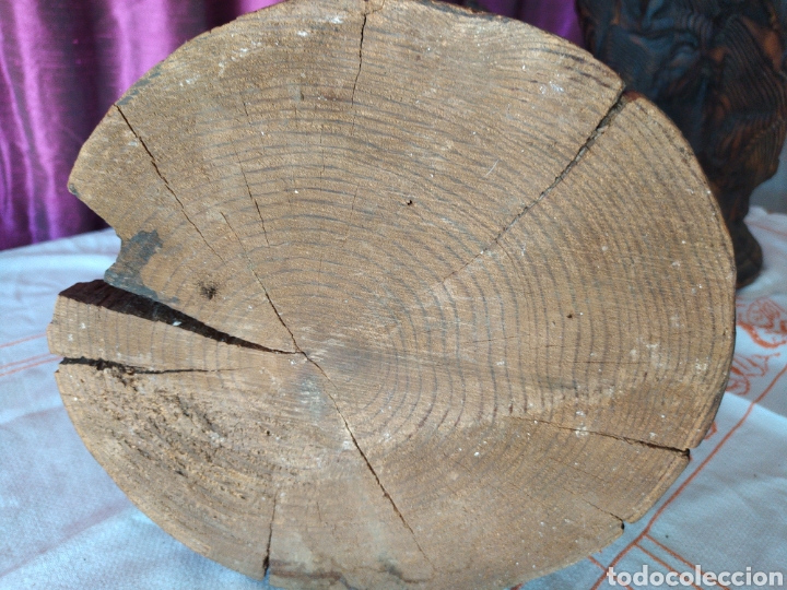 Artesan&iacute;a: Pareja de columnas de roble, talladas - Foto 3