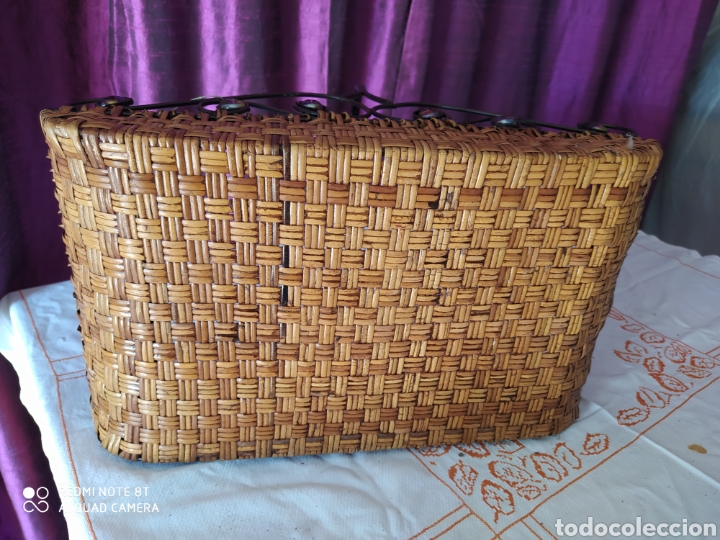 Artesan&iacute;a: Cesto de bamb&uacute; y forja - Foto 3