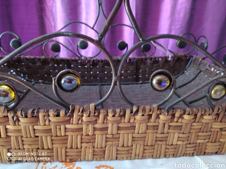 Artesan&iacute;a: Cesto de bamb&uacute; y forja - Foto 1