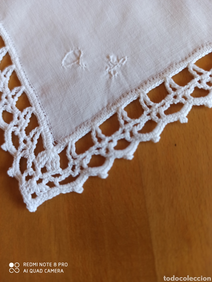 Artesan&iacute;a: Antiguo pa&ntilde;uelo con puntilla - Foto 4