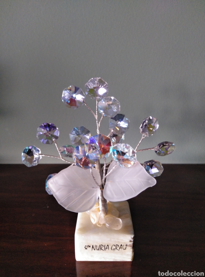 escultura floral en cristal - nuria grau - Acquista Altri oggetti