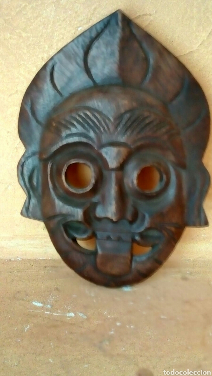 Artesan&iacute;a: M&aacute;scara africana madera - Foto 1