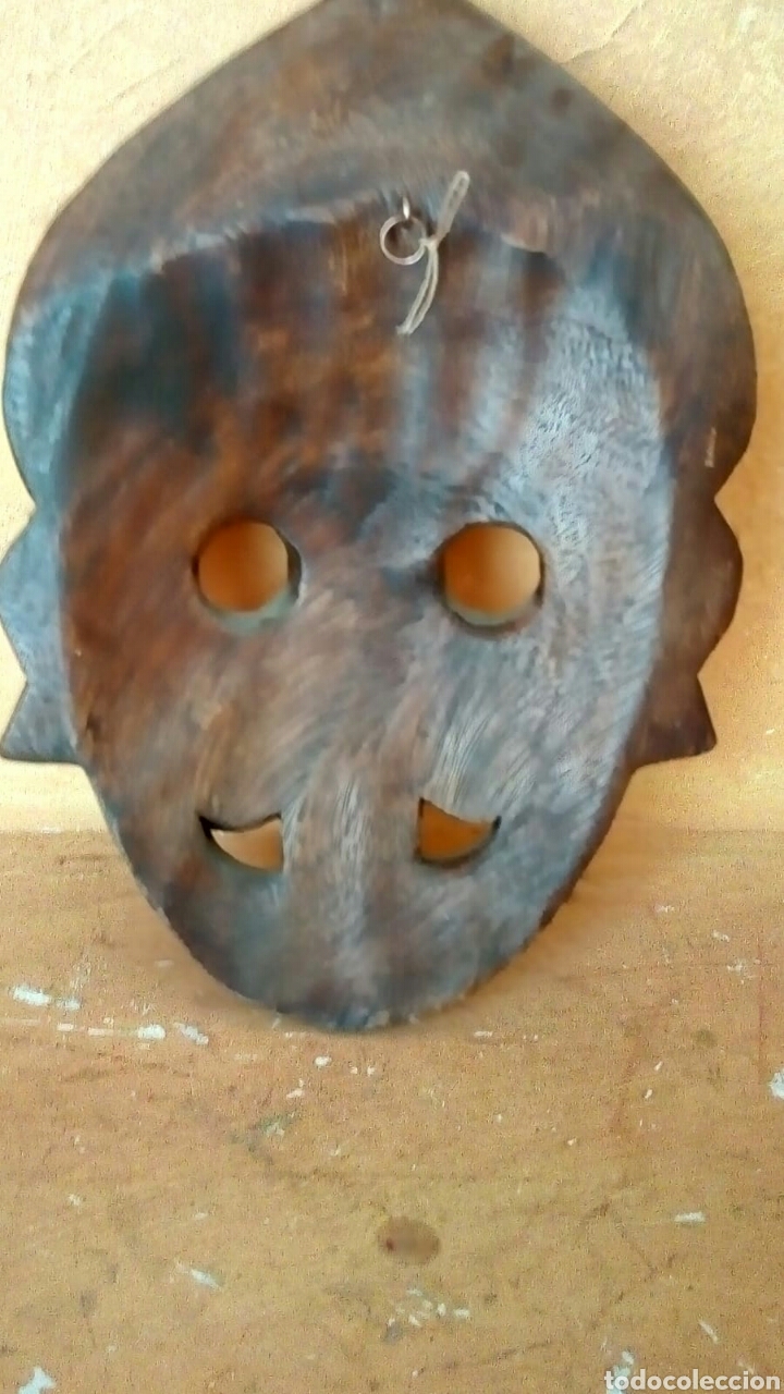 Artesan&iacute;a: M&aacute;scara africana madera - Foto 2