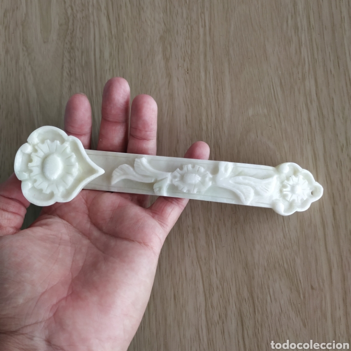 Artesan&iacute;a: Muy original Baston RUYI de jade natural - Foto 6
