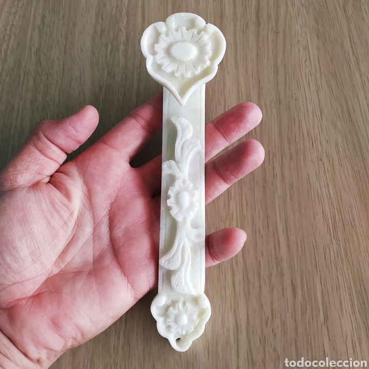 Artesan&iacute;a: Muy original Baston RUYI de jade natural - Foto 7