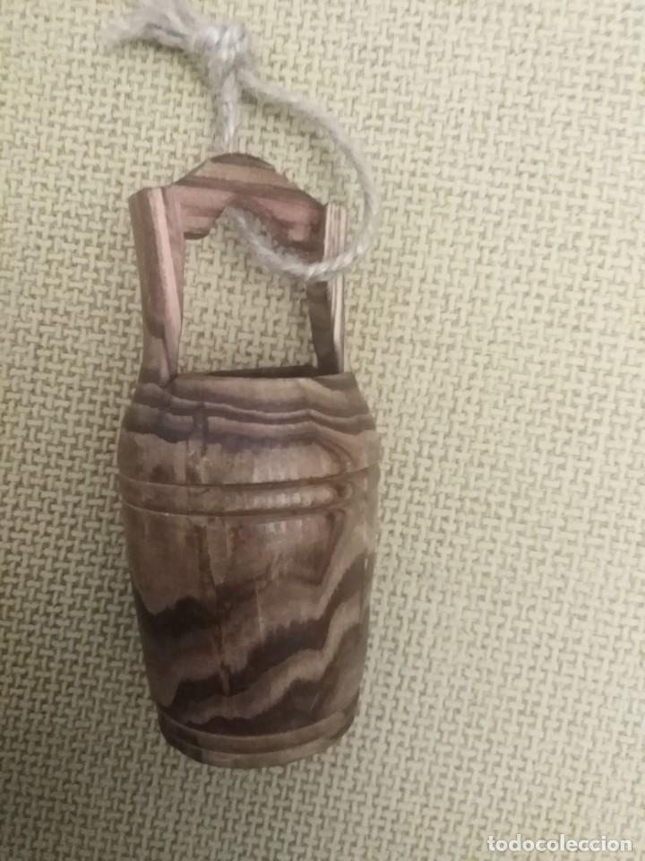 Artesan&iacute;a: Cubo madera pozo miniatura - Foto 3