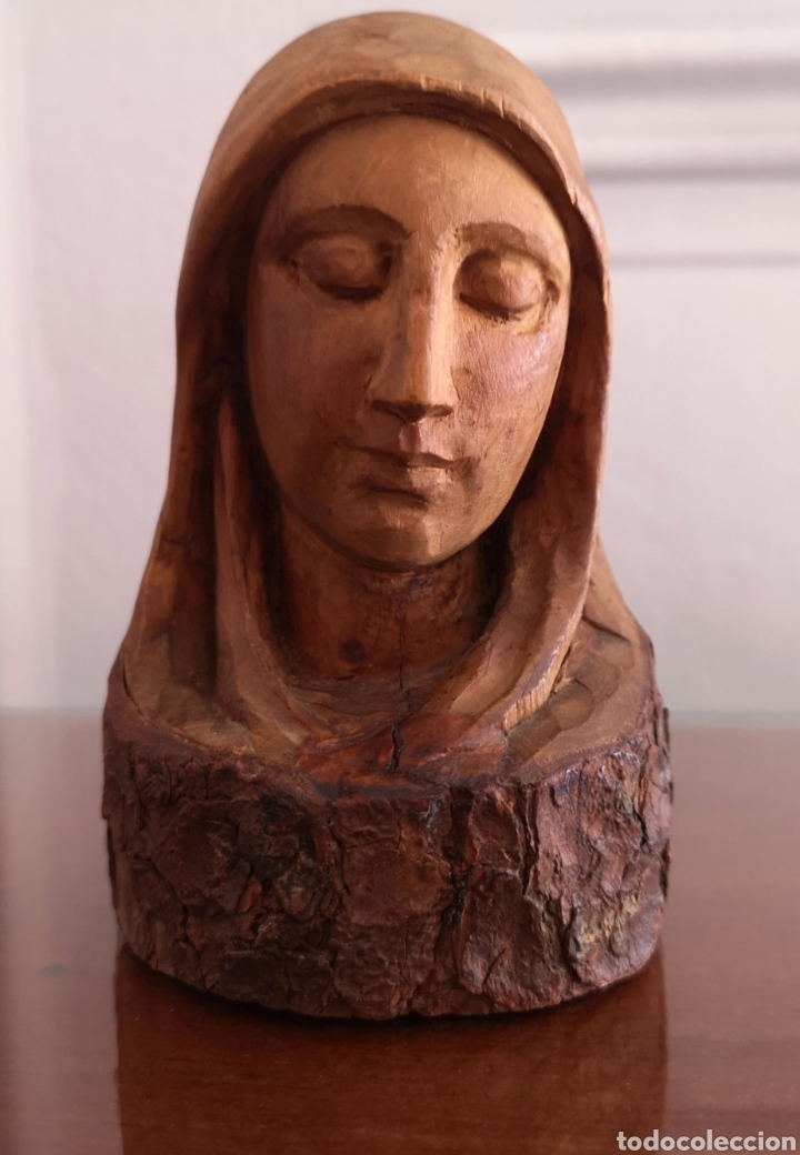 Artesan&iacute;a: Virgen talla madera. - Foto 2