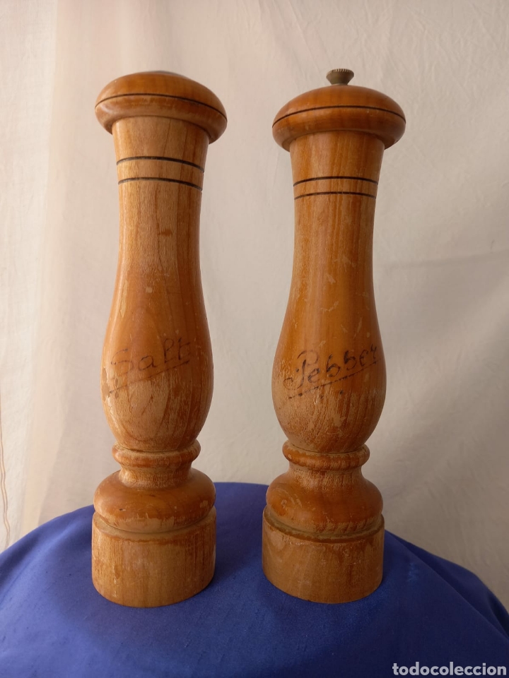 Handicraft: Salero y pimentero italianos antiguo