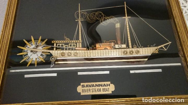 Artesan&iacute;a: CUADRO ARTESANAL BARCO, HECHO A MANO. - Foto 5