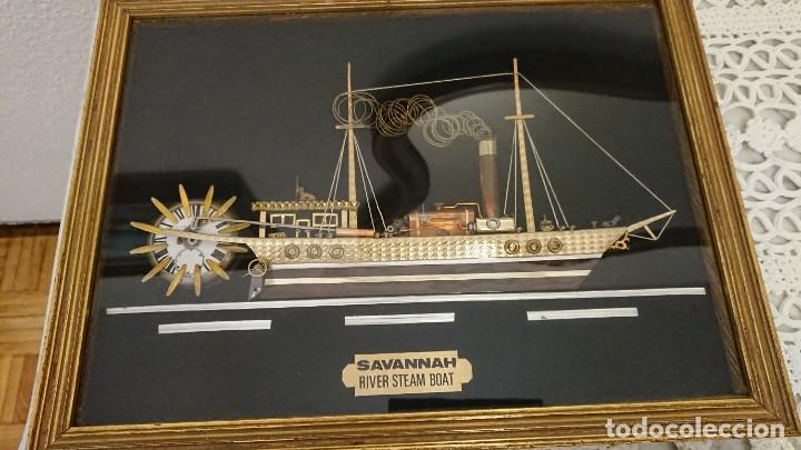 Artesan&iacute;a: CUADRO ARTESANAL BARCO, HECHO A MANO. - Foto 7