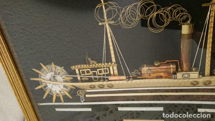 Artesan&iacute;a: CUADRO ARTESANAL BARCO, HECHO A MANO. - Foto 8