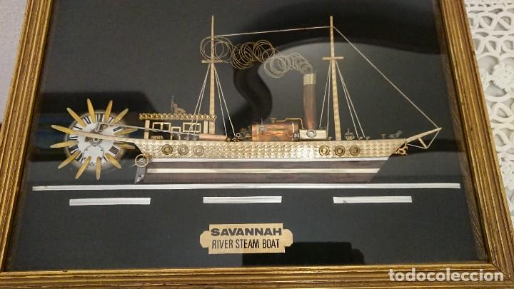 Artesan&iacute;a: CUADRO ARTESANAL BARCO, HECHO A MANO. - Foto 10