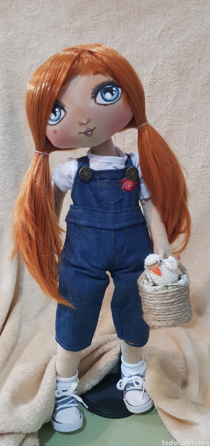Artesan&iacute;a: Mu&ntilde;eca Jolie, mu&ntilde;eca de tela - Foto 1