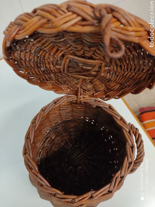 Artesan&iacute;a: Caracolera de mimbre - Foto 3