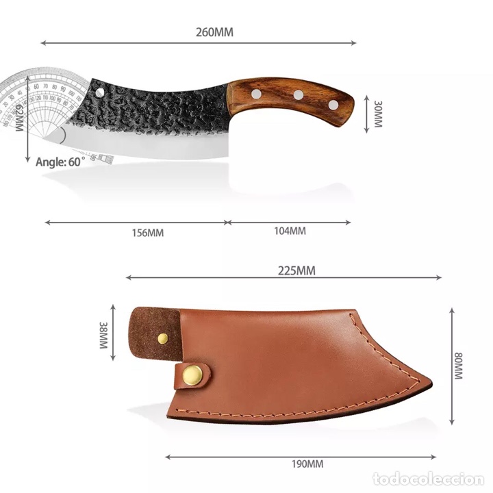 Artesan&iacute;a: Cuchillo de cocina en forja - Foto 2