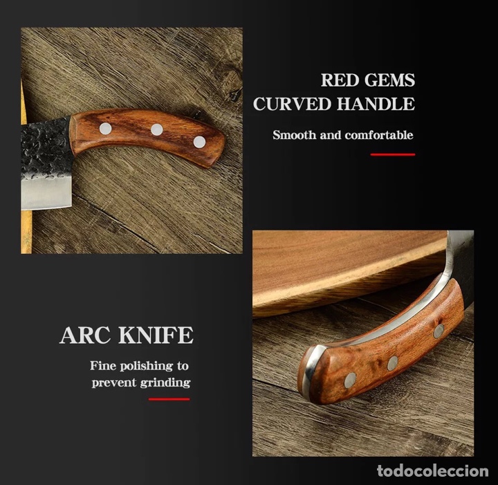 Artesan&iacute;a: Cuchillo de cocina en forja - Foto 3