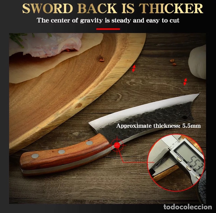 Artesan&iacute;a: Cuchillo de cocina en forja - Foto 4