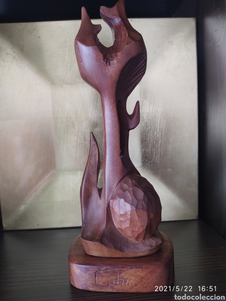 Artesan&iacute;a: Talla de madera, Cuba. Gallo de Mor&oacute;n - Foto 1