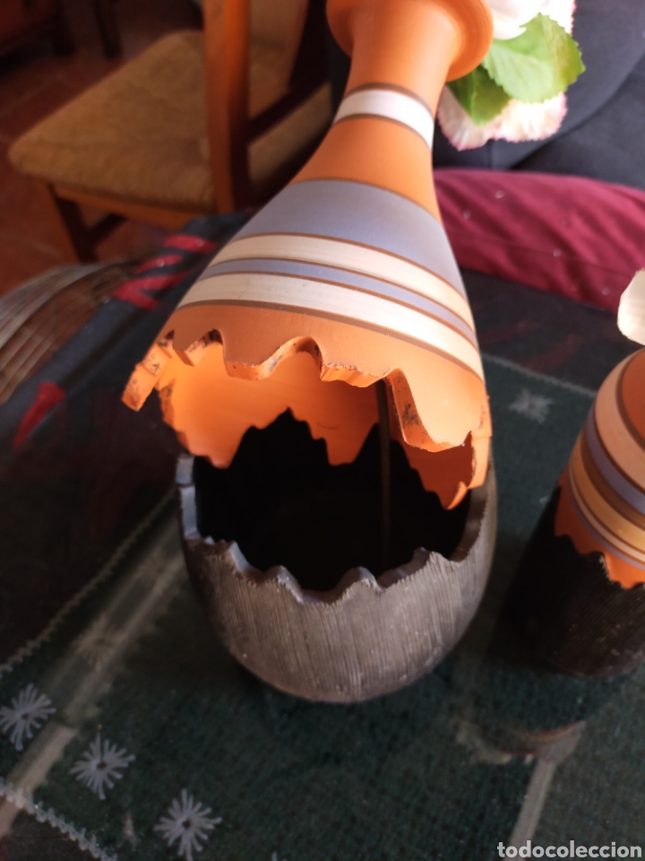 Artesan&iacute;a: Pareja de jarrones arte de Moj&aacute;car ( Almer&iacute;a) - Foto 4
