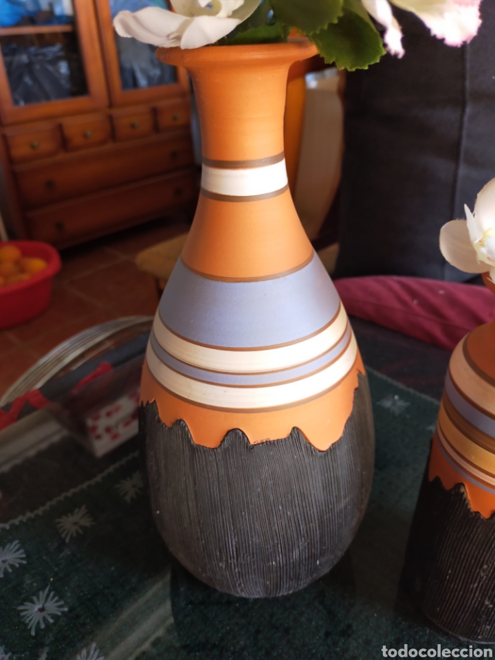 Artesan&iacute;a: Pareja de jarrones arte de Moj&aacute;car ( Almer&iacute;a) - Foto 1
