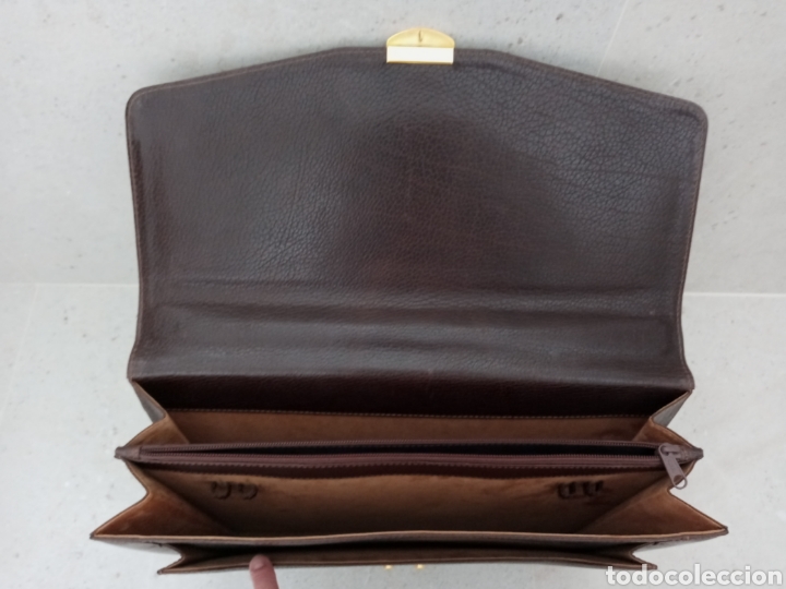 Artesan&iacute;a: Cartera de piel para documentos (a estrenar) - Foto 2