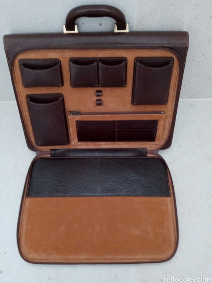 Artesan&iacute;a: Cartera de piel para documentos (a estrenar) - Foto 4