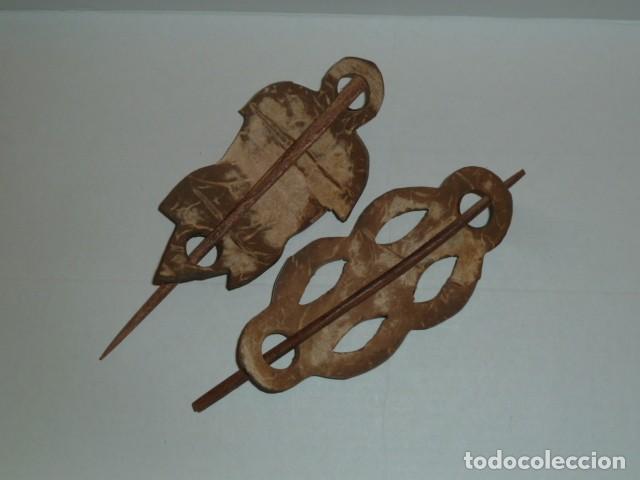 Artesan&iacute;a: Lote pasadores pelo. Arte Africano - Foto 2