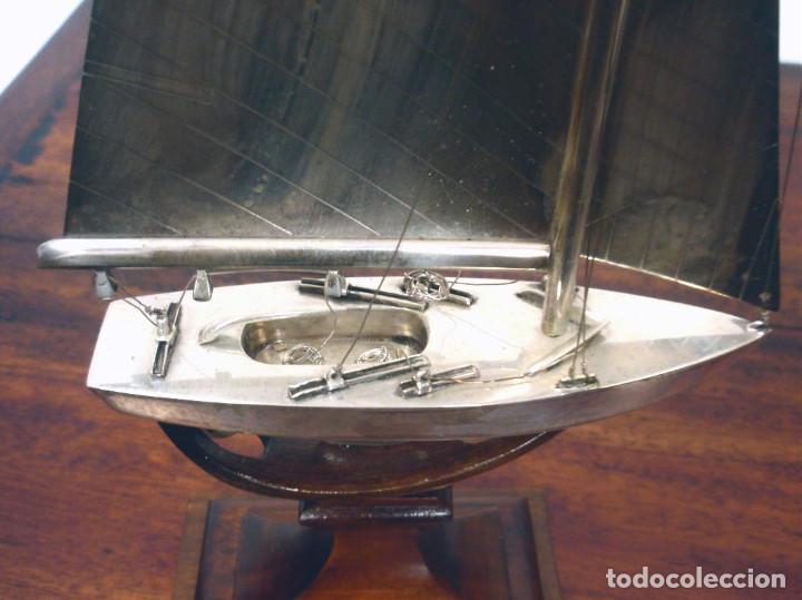 Artesan&iacute;a: Barco Velero de Plata - Foto 8