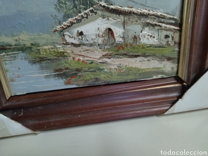 Artesan&iacute;a: Lote de 2 cuadros de &oacute;leo - Foto 3