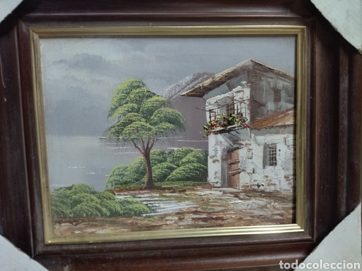 Artesan&iacute;a: Lote de 2 cuadros de &oacute;leo - Foto 5