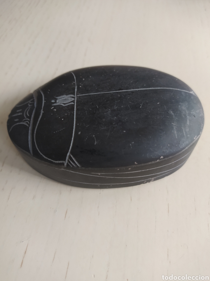 Artesan&iacute;a: Escarabeo tallado en piedra - Foto 3