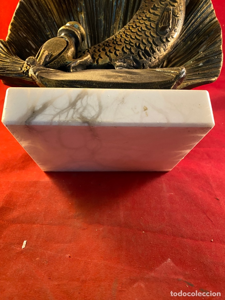 Artesan&iacute;a: Trofeo pesca cer&aacute;mica con base de m&aacute;rmol - Foto 6