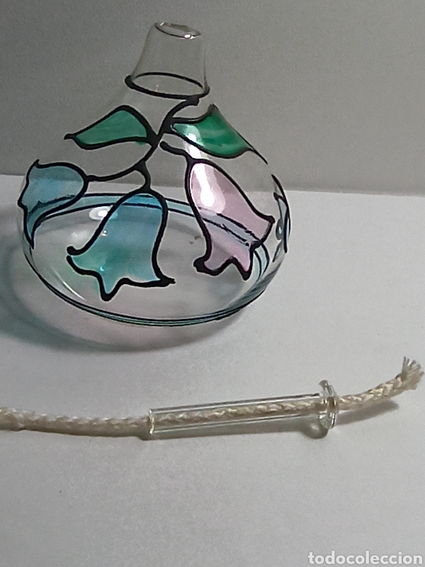 Artesan&iacute;a: L&aacute;mpara de aceite cristal - Foto 2