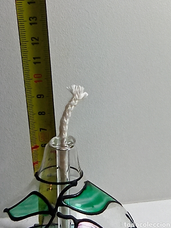 Artesan&iacute;a: L&aacute;mpara de aceite cristal - Foto 5