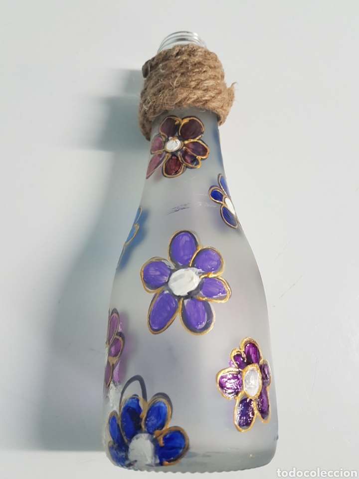 Artesan&iacute;a: BOTELLA DE CRISTAL ESMALTADA A MANO - Foto 3