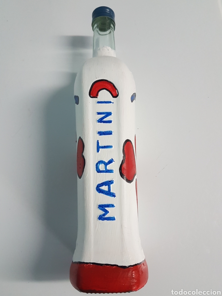 Artesan&iacute;a: BOTELLA CRISTAL DE MARTINI PINTADA A MANO - Foto 3