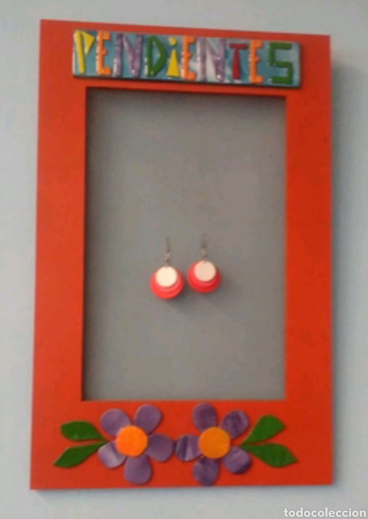 Artesan&iacute;a: Cuadro para colgar pendientes - Foto 1