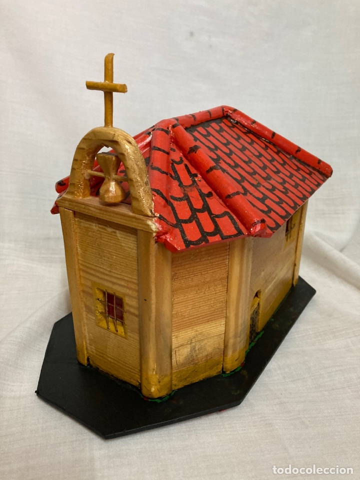 ermita-iglesia maqueta en madera , dimensiones - Compra venta en  todocoleccion