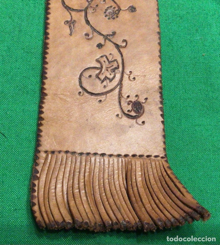 Artesan&iacute;a: PUNTO de LIBRO/MARCA-P&Aacute;GINAS (PIEL) - Foto 4