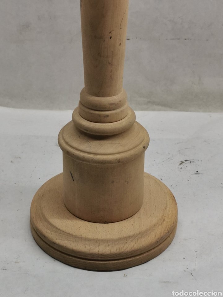 Artesan&iacute;a: Pie l&aacute;mpara madera - Foto 2